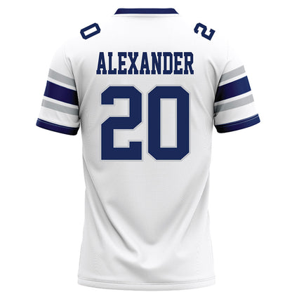 Rice - NCAA Football : Daelen Alexander - White Football Jersey