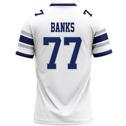 Rice - NCAA Football : Brant Banks - White Football Jersey