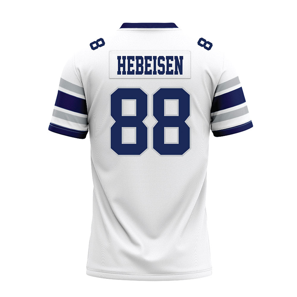 Rice - NCAA Football : Jaggar Hebeisen - White Premium Football Jersey