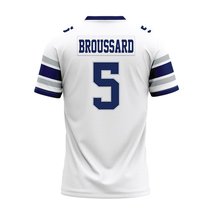 Rice - NCAA Football : Ari Broussard - White Premium Football Jersey