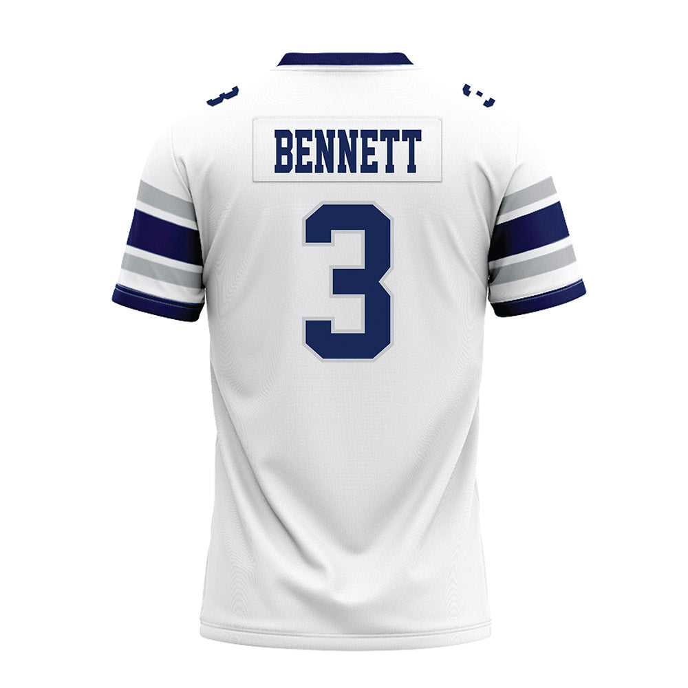 Rice - NCAA Football : Coleman Bennett - White Premium Football Jersey