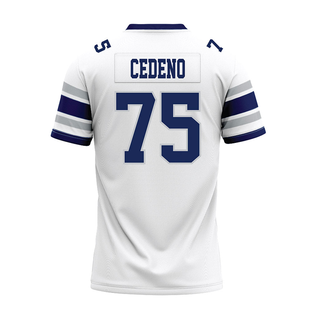 Rice - NCAA Football : Miguel Cedeno - White Premium Football Jersey