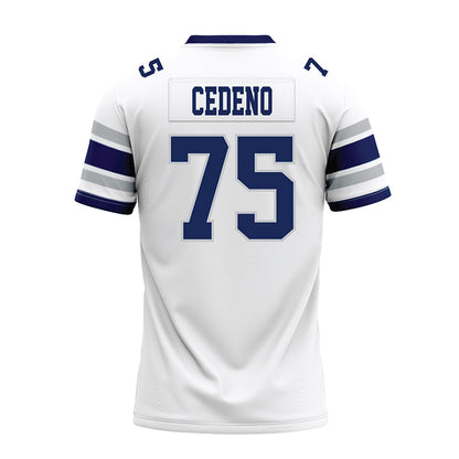 Rice - NCAA Football : Miguel Cedeno - White Premium Football Jersey