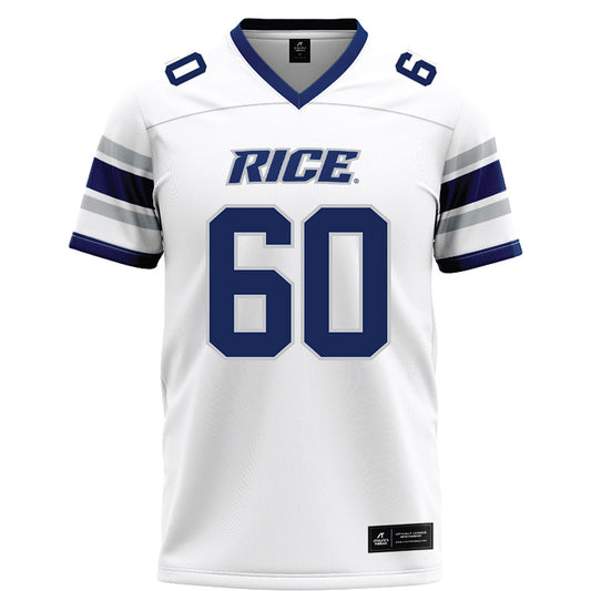 Rice - NCAA Football : Sean Sullivan - White Football Jersey-0