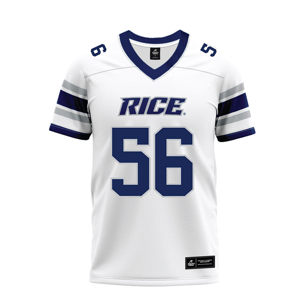 Rice - NCAA Football : Nate Bledsoe - White Premium Football Jersey