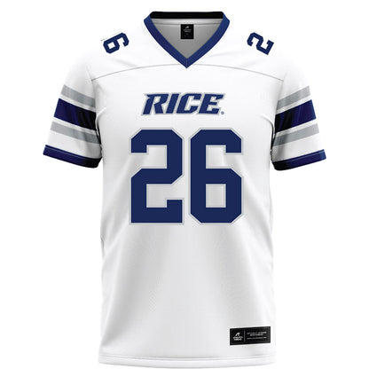 Rice - NCAA Football : Christian Francisco - White Football Jersey