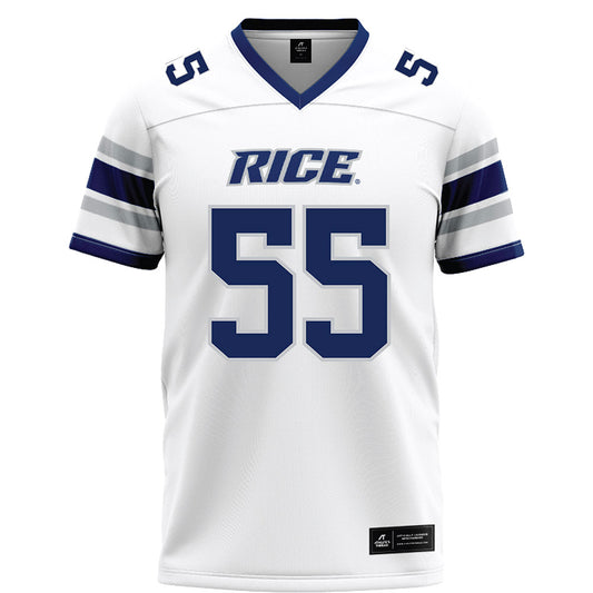 Rice - NCAA Football : Netane Fehoko - White Football Jersey-0