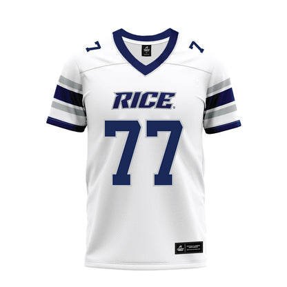Rice - NCAA Football : Ian Bothwell - White Premium Football Jersey-0