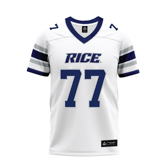 Rice - NCAA Football : Ian Bothwell - White Premium Football Jersey-0