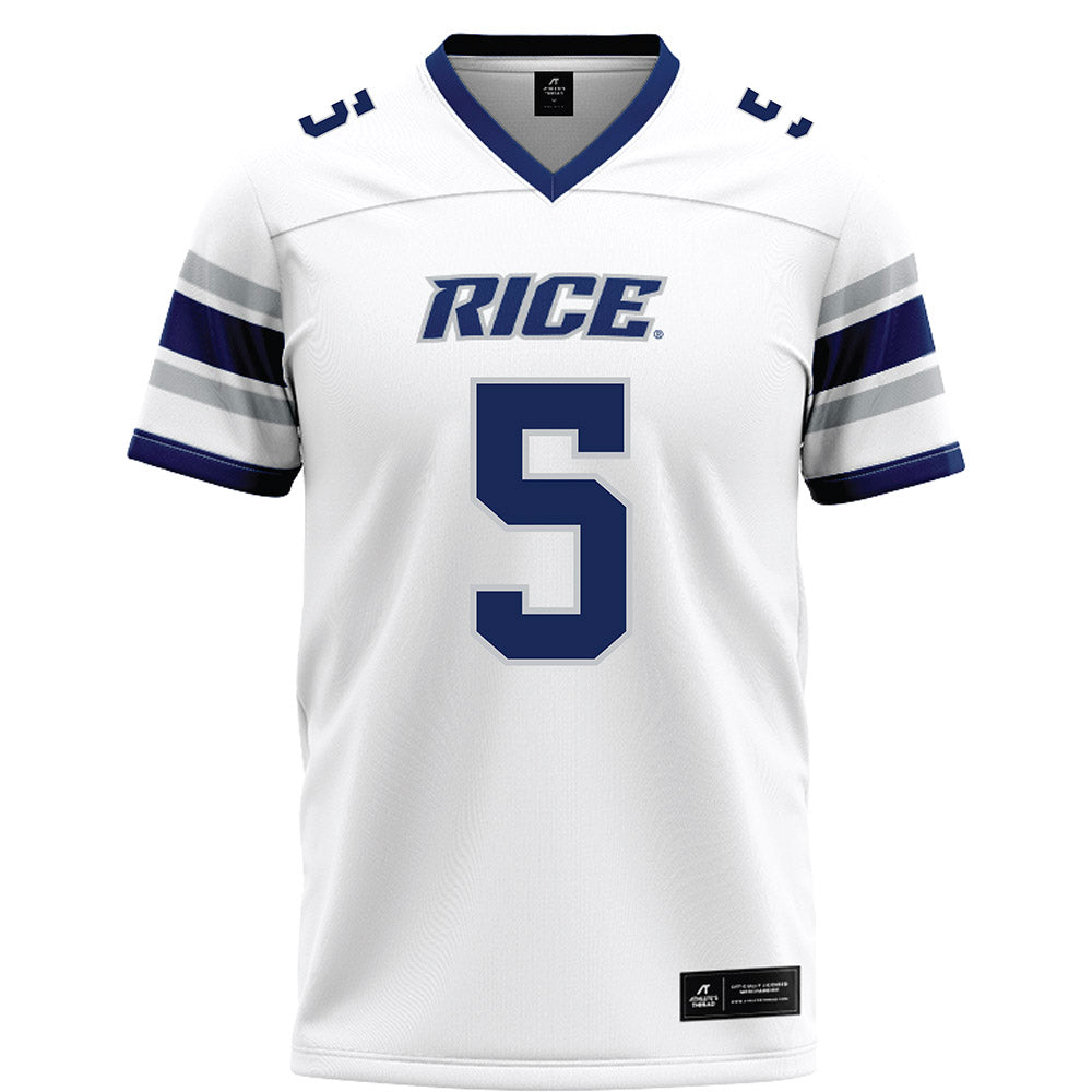 Rice - NCAA Football : Chike Anigbogu - White Football Jersey