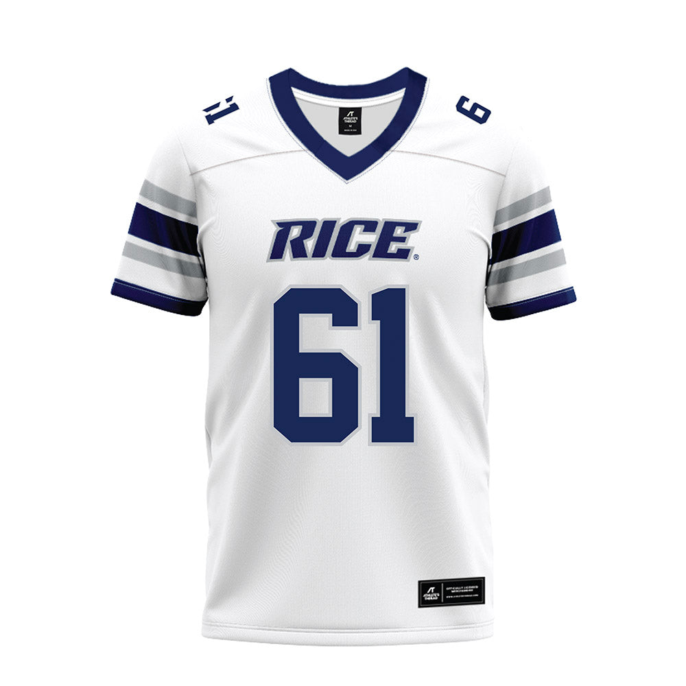 Rice - NCAA Football : Trace Norfleet - White Premium Football Jersey