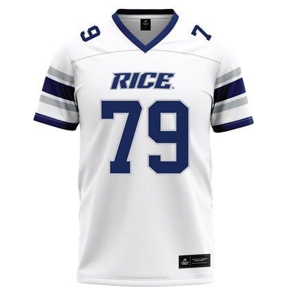 Rice - NCAA Football : Weston Kropp - White Football Jersey