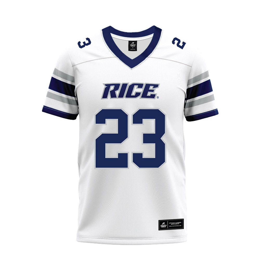 Rice - NCAA Football : Payton Matthews - White Premium Football Jersey-0
