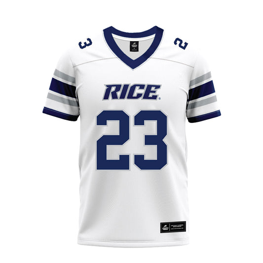 Rice - NCAA Football : Payton Matthews - White Premium Football Jersey-0