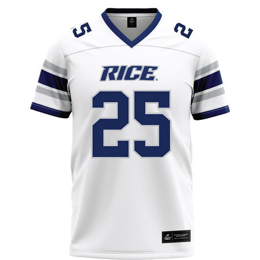 Rice - NCAA Football : Blaise Tita - White Football Jersey-0