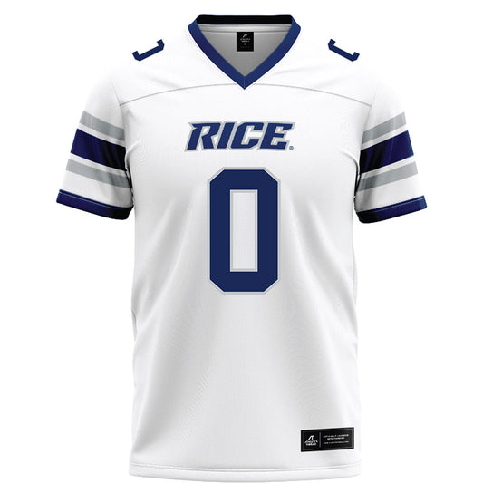 Rice - NCAA Football : Andrew Awe - White Football Jersey-0