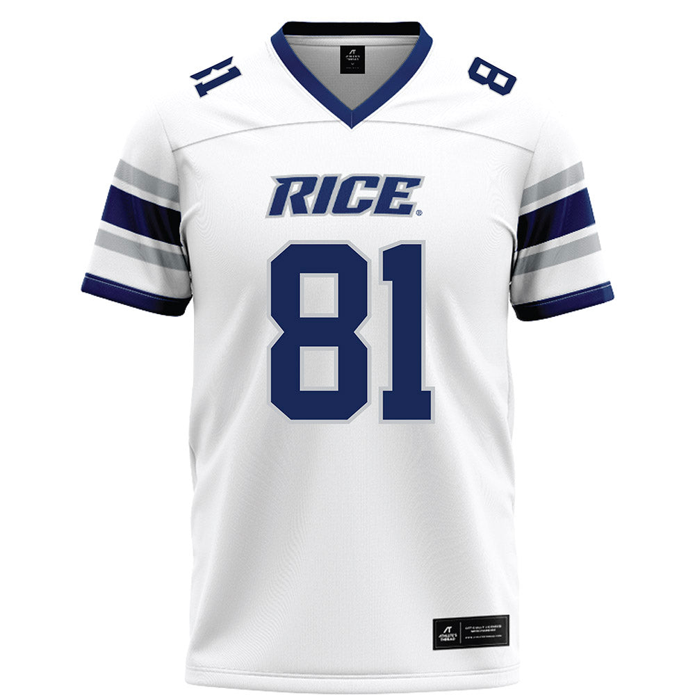 Rice - NCAA Football : Braylen Walker - White Football Jersey-0