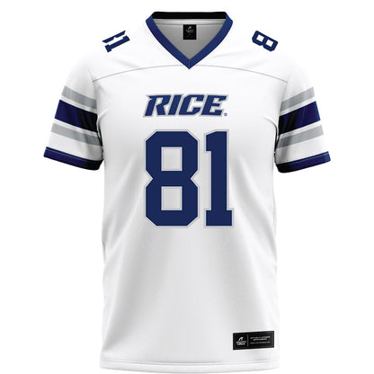 Rice - NCAA Football : Braylen Walker - White Football Jersey-0