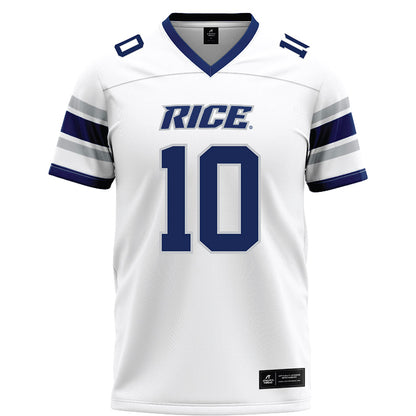 Rice - NCAA Football : Quinton Jackson - White Football Jersey