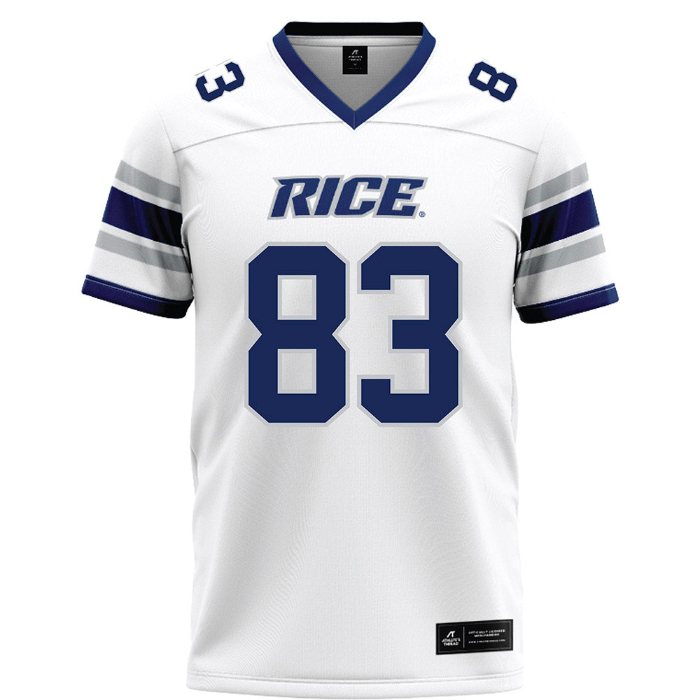 Rice - NCAA Football : Alexander Scherle - White Football Jersey