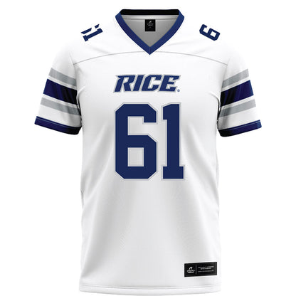 Rice - NCAA Football : Trace Norfleet - White Football Jersey