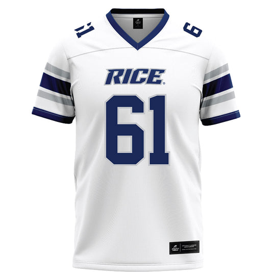 Rice - NCAA Football : Trace Norfleet - White Football Jersey