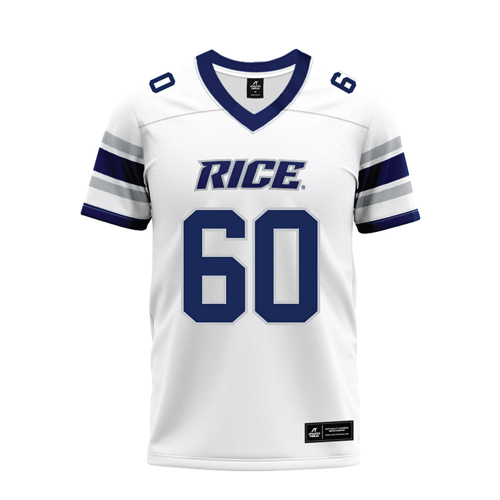 Rice - NCAA Football : Sean Sullivan - White Premium Football Jersey-0