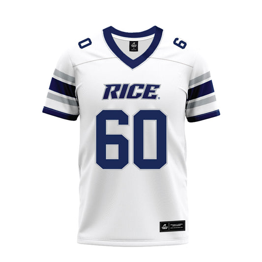 Rice - NCAA Football : Sean Sullivan - White Premium Football Jersey-0