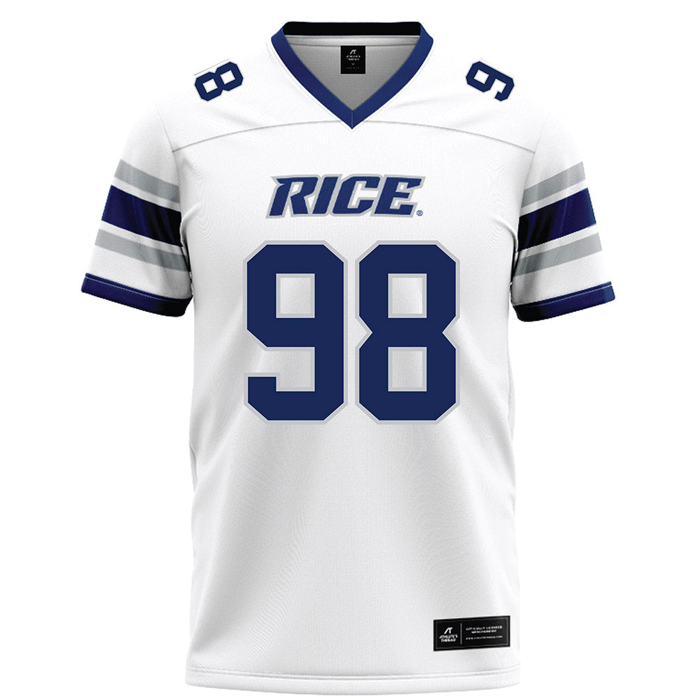 Rice - NCAA Football : Robert Rooks - White Football Jersey-0
