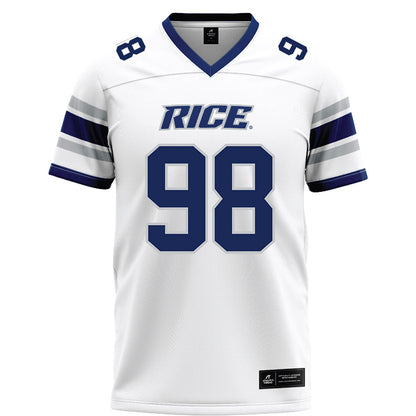 Rice - NCAA Football : Robert Rooks - White Football Jersey-0