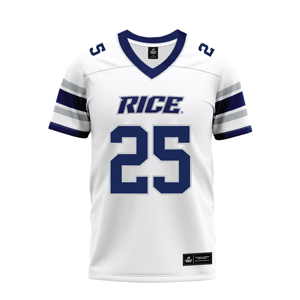 Rice - NCAA Football : Blaise Tita - White Premium Football Jersey-0