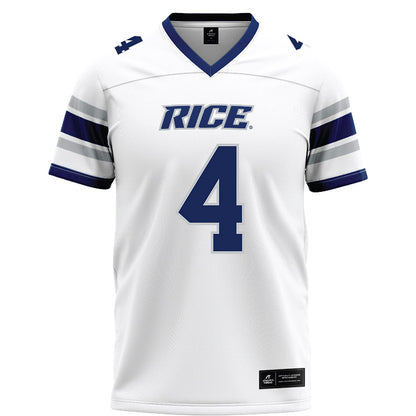 Rice - NCAA Football : Colin Giffen - White Football Jersey