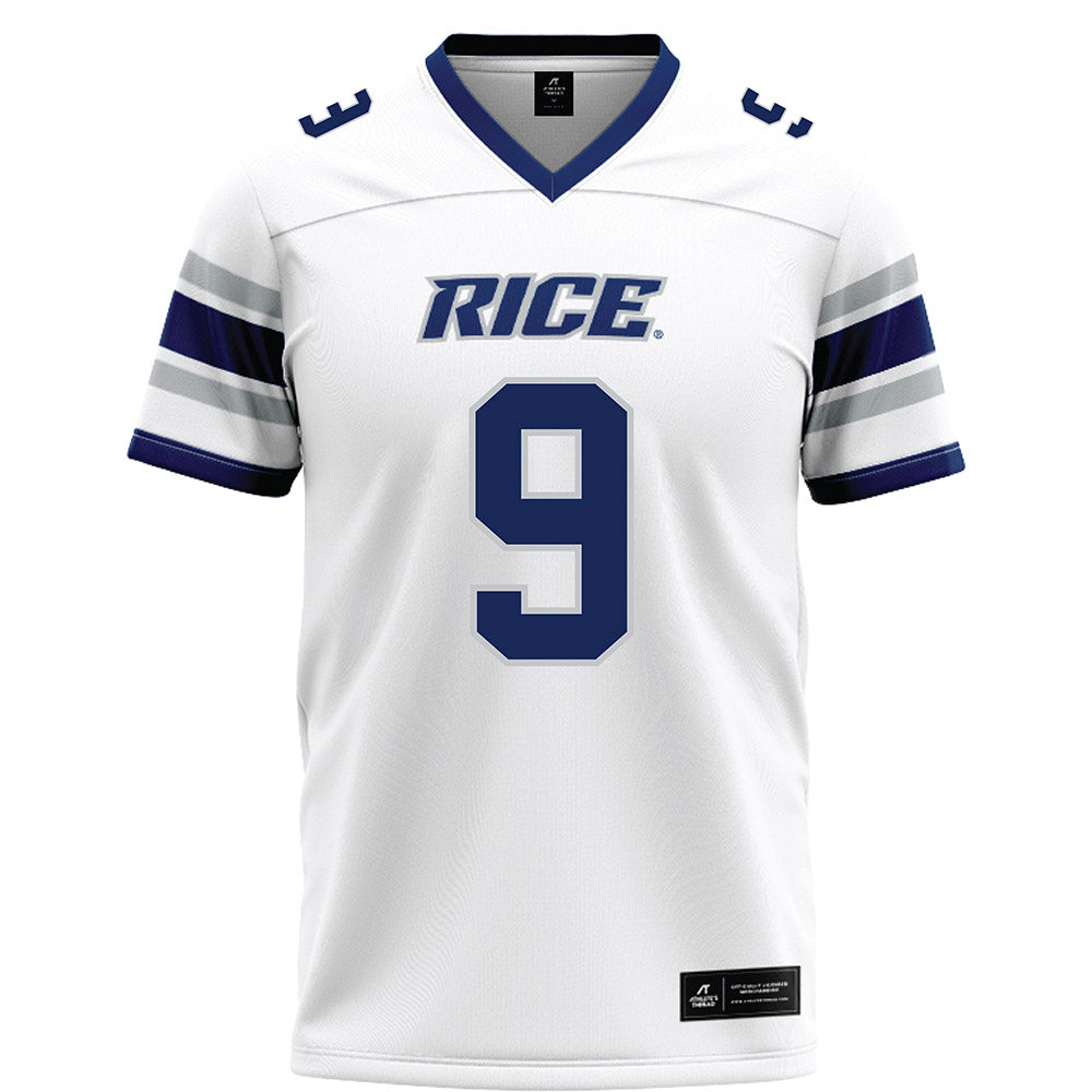 Rice - NCAA Football : Peyton Stevenson - White Football Jersey