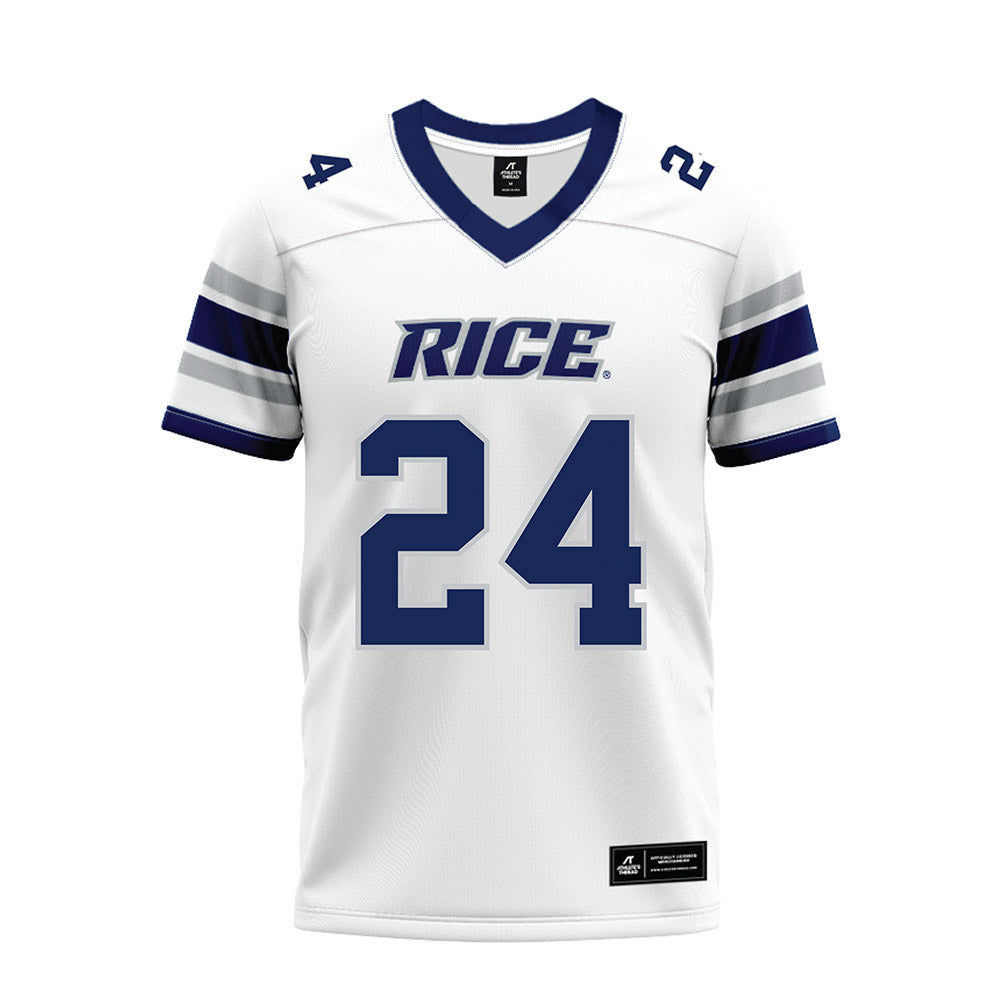 Rice - NCAA Football : JaBari Ellison - White Premium Football Jersey-0