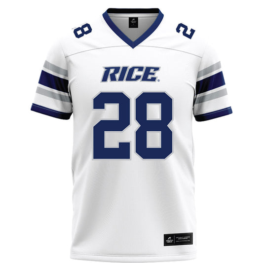 Rice - NCAA Football : Enock Gota - White Football Jersey-0