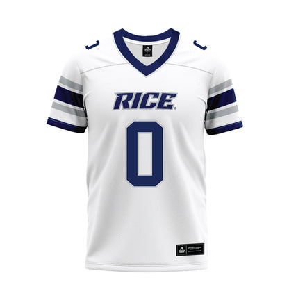 Rice - NCAA Football : Dean Connors - White Premium Football Jersey