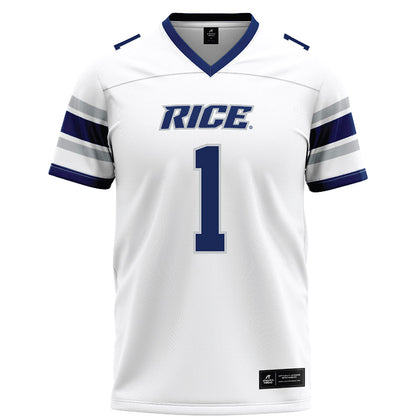 Rice - NCAA Football : Sean Fresch - White Football Jersey