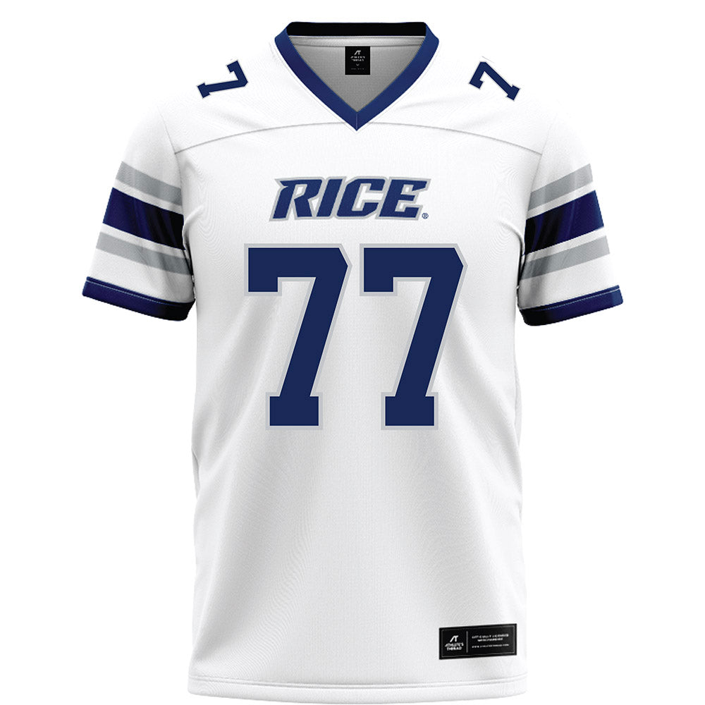 Rice - NCAA Football : Ian Bothwell - White Football Jersey-0