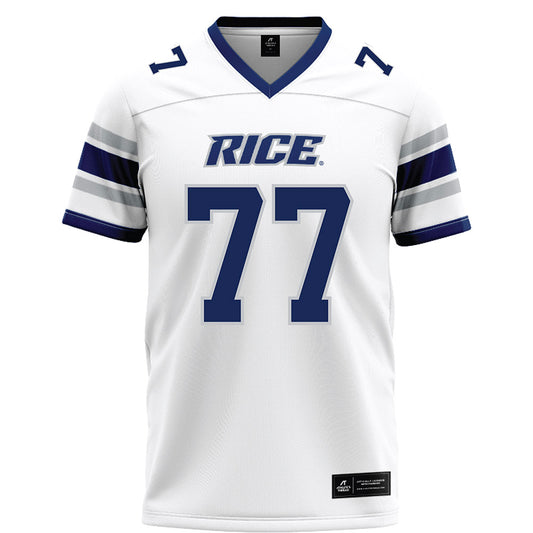 Rice - NCAA Football : Ian Bothwell - White Football Jersey-0