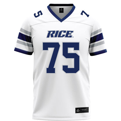 Rice - NCAA Football : Blake Boenisch - White Football Jersey-0