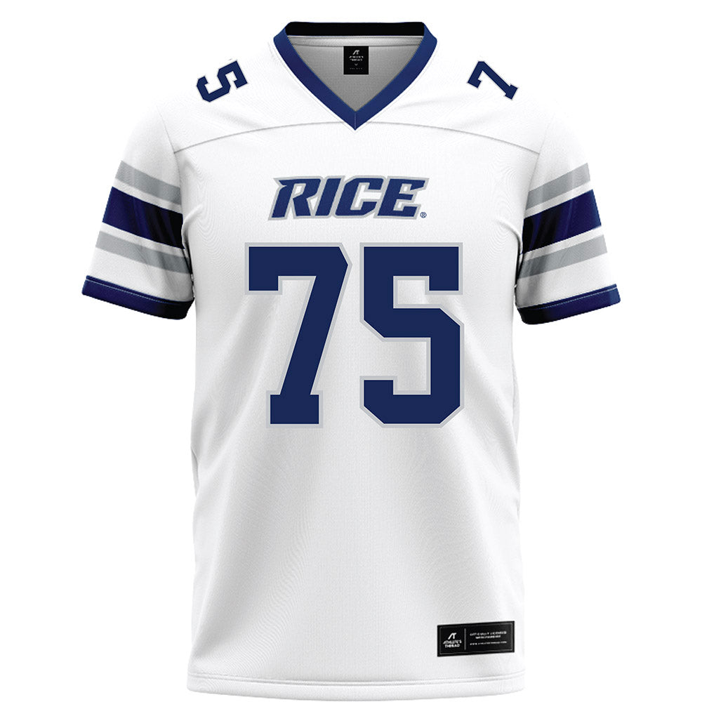 Rice - NCAA Football : Miguel Cedeno - White Football Jersey