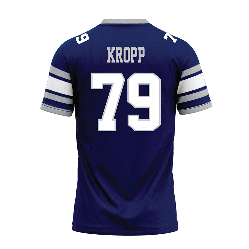 Rice - NCAA Football : Weston Kropp - Blue Premium Football Jersey