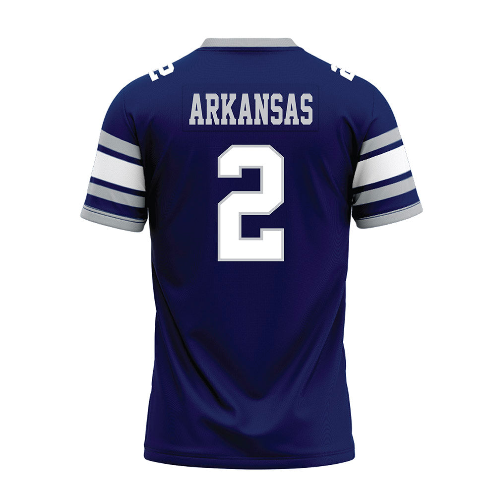 Rice - NCAA Football : DJ Arkansas - Blue Premium Football Jersey