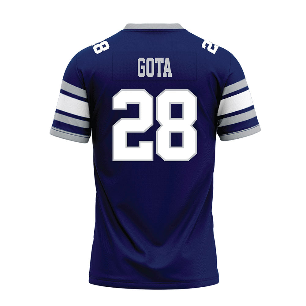Rice - NCAA Football : Enock Gota - Blue Premium Football Jersey-1