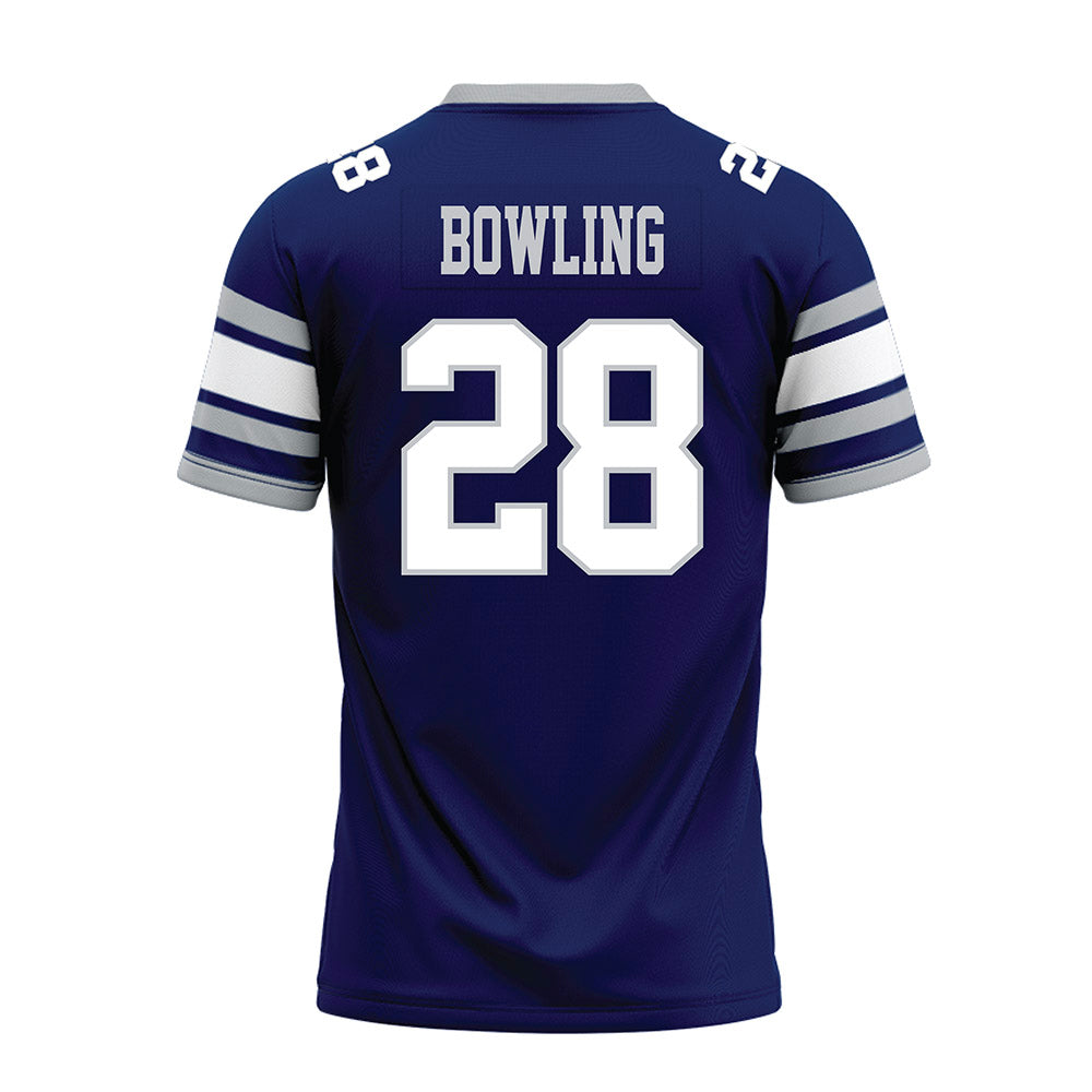 Rice - NCAA Football : Shepherd Bowling - Blue Premium Football Jersey