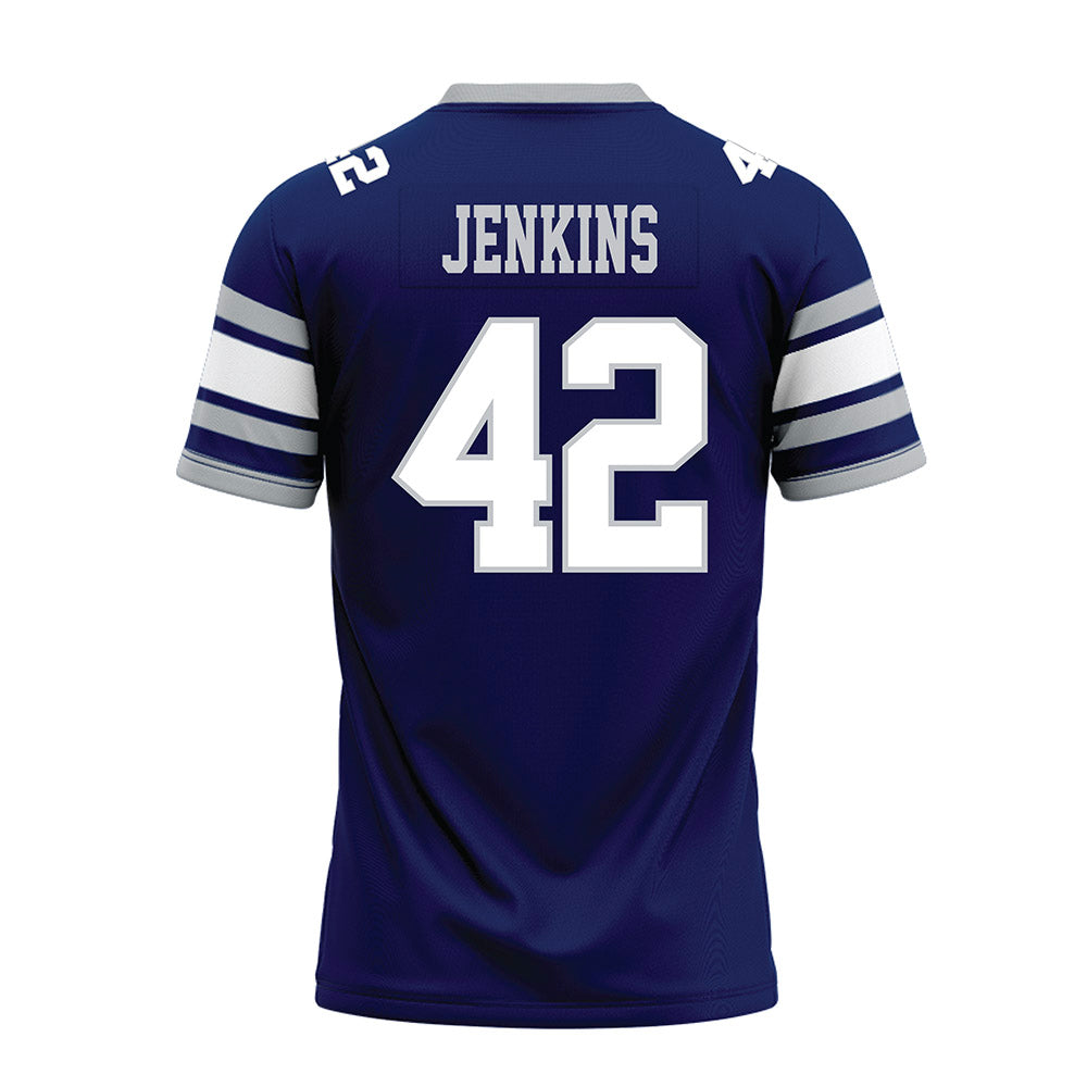 Rice - NCAA Football : DeReyon Jenkins - Blue Premium Football Jersey-1