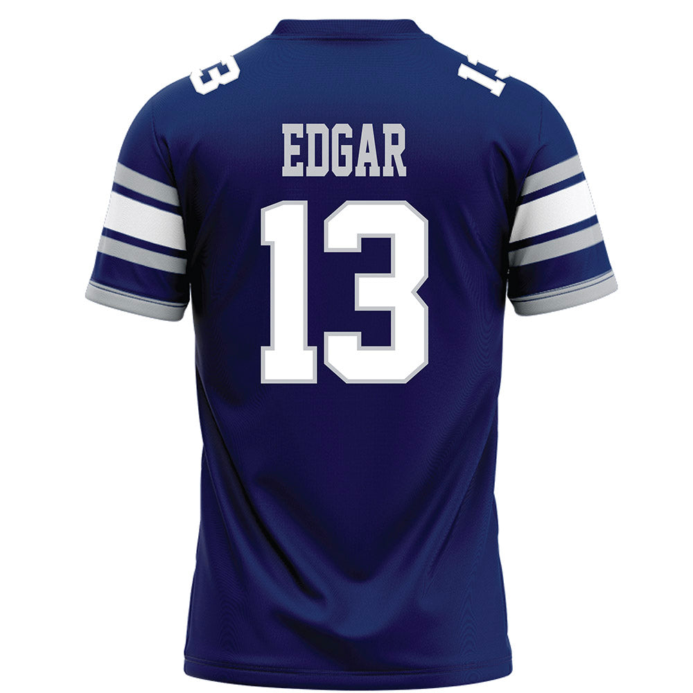 Rice - NCAA Football : Christian Edgar - Blue Football Jersey