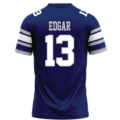 Rice - NCAA Football : Christian Edgar - Blue Football Jersey