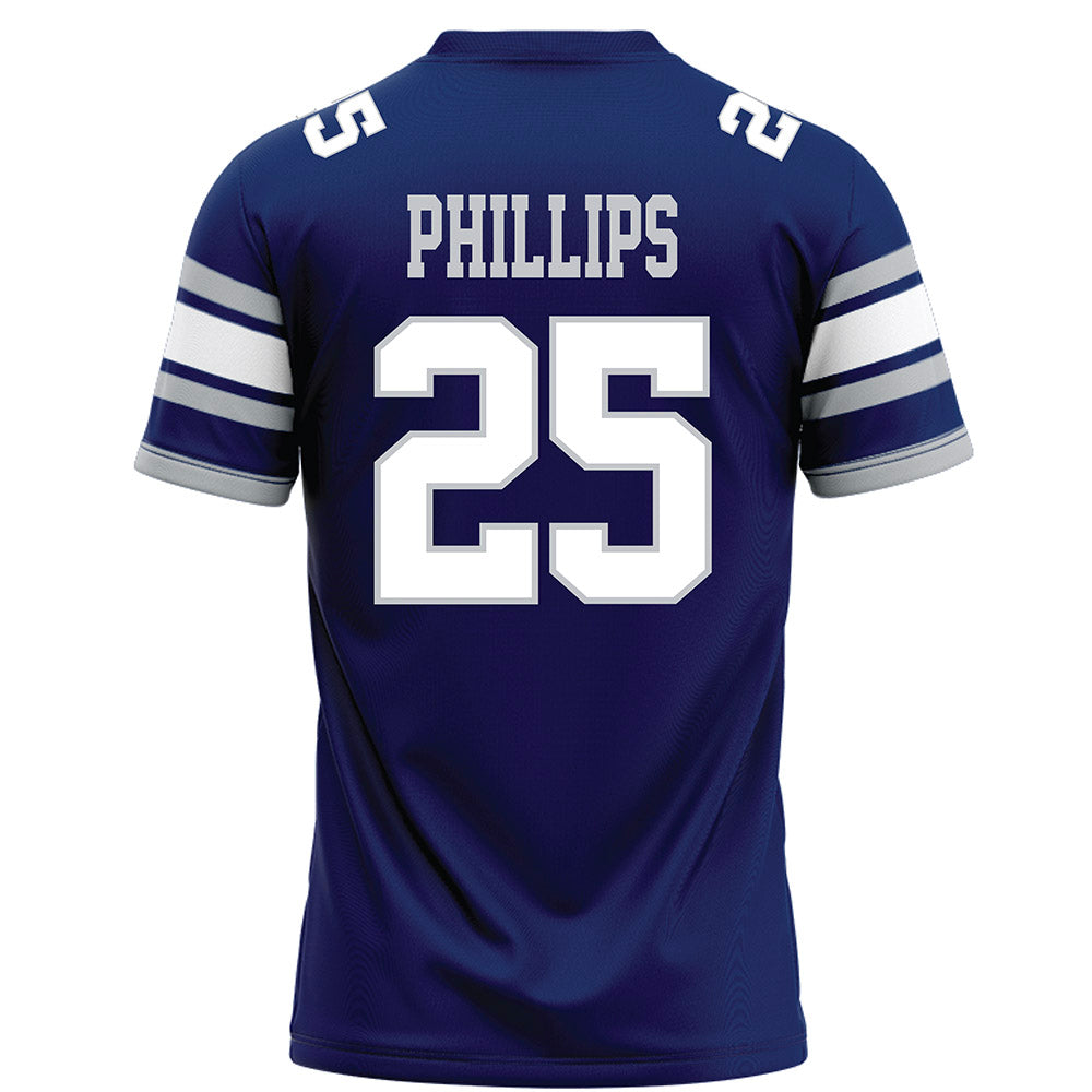 Rice - NCAA Football : Rhys Phillips - Blue Football Jersey-1