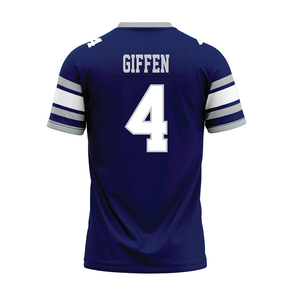 Rice - NCAA Football : Colin Giffen - Blue Premium Football Jersey